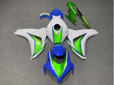 2008-2011 Gloss Green and Blue Honda CBR1000RR Motorcycle Fairings