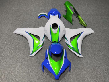 2008-2011 Gloss Green and Blue Honda CBR1000RR Motorcycle Fairings
