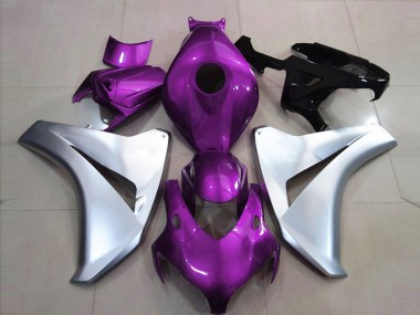 2008-2011 Gloss Pink and Silver Honda CBR1000RR Motorcycle Fairings