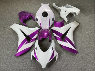 2008-2011 Gloss White & Purple Trim Honda CBR1000RR Motorcycle Fairings
