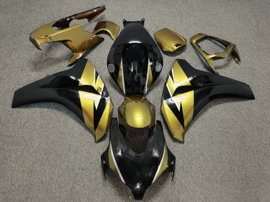 2008-2011 Gold and Black Honda CBR1000RR Motorcycle Fairings