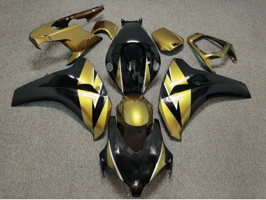 2008-2011 Gold and Black Honda CBR1000RR Motorcycle Fairings