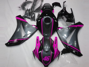 2008-2011 Gray Motul & Pink Honda CBR1000RR Motorcycle Fairings
