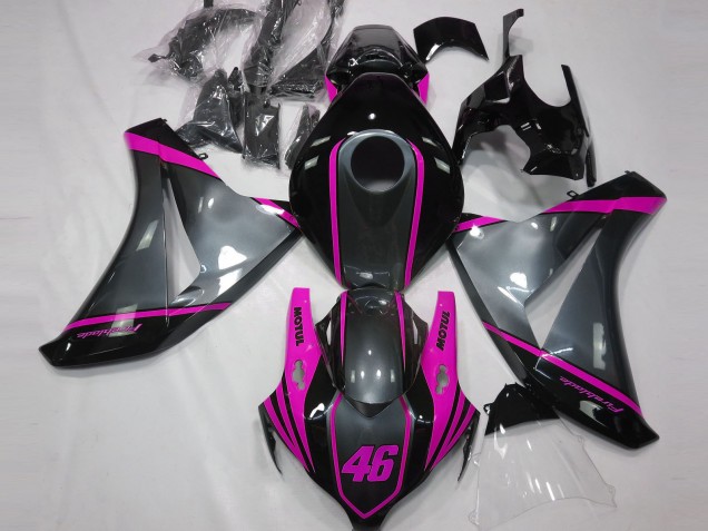 2008-2011 Gray Motul & Pink Honda CBR1000RR Motorcycle Fairings 2008-2011 Gray Motul & Pink Honda CBR1000RR Motorcycle Fairings