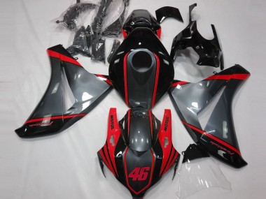 2008-2011 Gray Motul & Red Honda CBR1000RR Motorcycle Fairings