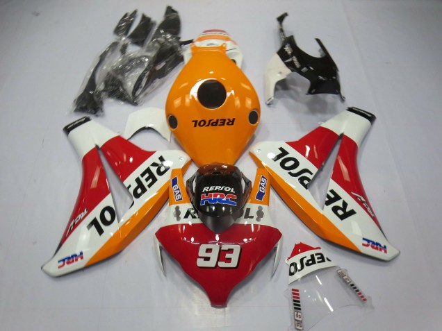 2008-2011 Light Orange Repsol 93 Honda CBR1000RR Motorcycle Fairings 2008-2011 Light Orange Repsol 93 Honda CBR1000RR Motorcycle Fairings