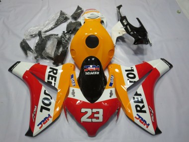 2008-2011 Off Orange Repsol Honda CBR1000RR Motorcycle Fairings