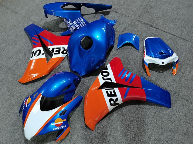 2008-2011 Pearl Blue Repsol Style Honda CBR1000RR Motorcycle Fairings 2008-2011 Pearl Blue Repsol Style Honda CBR1000RR Motorcycle Fairings