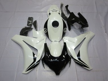 2008-2011 Pearl White and Black Honda CBR1000RR Motorcycle Fairings