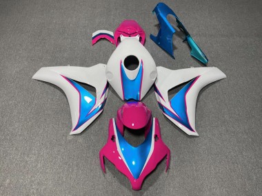 2008-2011 Pink and Blue Gloss Honda CBR1000RR Motorcycle Fairings