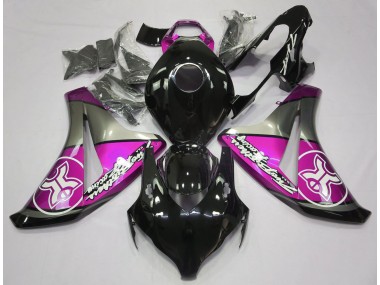 2008-2011 Pink on Black Custom Honda CBR1000RR Motorcycle Fairings