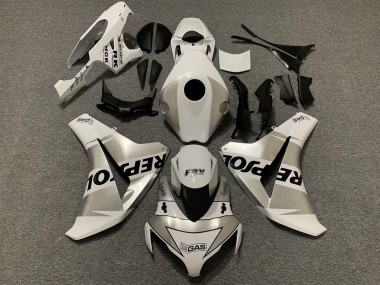 2008-2011 Silver Repsol Honda CBR1000RR Motorcycle Fairings