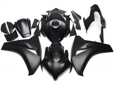 2008-2011 Slick Matte Black Honda CBR1000RR Motorcycle Fairings