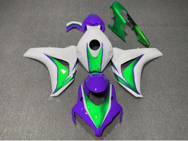 2008-2011 The Joker Green and Purple Gloss Honda CBR1000RR Motorcycle Fairings