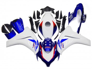 2008-2011 Vibrant Blue Star Honda CBR1000RR Motorcycle Fairings
