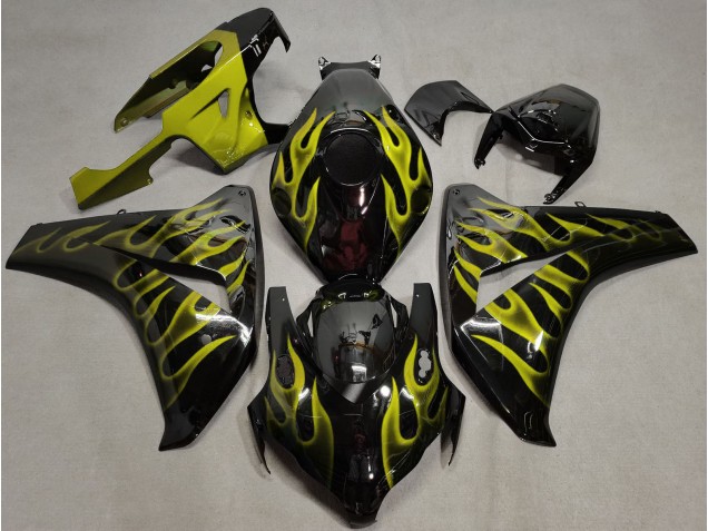 2008-2011 Yellow Flame Honda CBR1000RR Motorcycle Fairings 2008-2011 Yellow Flame Honda CBR1000RR Motorcycle Fairings