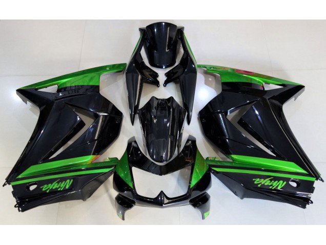 2008-2013 Gloss Black & Green Kawasaki Ninja 250 Motorcycle Fairings 2008-2013 Gloss Black & Green Kawasaki Ninja 250 Motorcycle Fairings