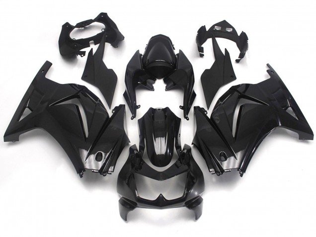 2008-2013 Gloss Black Plain Kawasaki Ninja 250 Motorcycle Fairings 2008-2013 Gloss Black Plain Kawasaki Ninja 250 Motorcycle Fairings