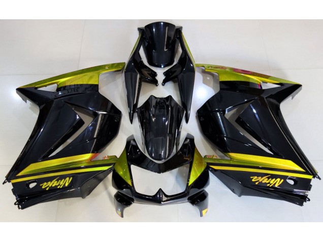 2008-2013 Gloss Black & Yellow Kawasaki Ninja 250 Motorcycle Fairings 2008-2013 Gloss Black & Yellow Kawasaki Ninja 250 Motorcycle Fairings