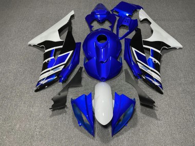 2008-2016 Blue Black and White OEM Style Yamaha R6 Motorcycle Fairings
