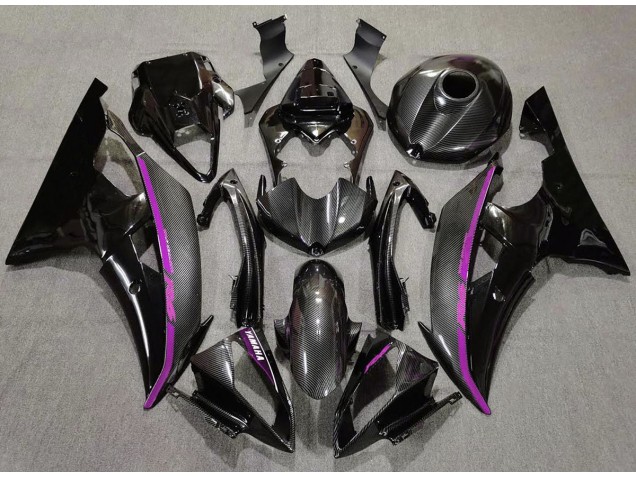 2008-2016 Carbon Fiber & Pink Yamaha R6 Motorcycle Fairings 2008-2016 Carbon Fiber & Pink Yamaha R6 Motorcycle Fairings