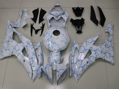 2008-2016 Light Blue Lighting Yamaha R6 Motorcycle Fairings
