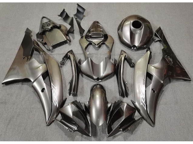 2008-2016 Liquid Silver Yamaha R6 Motorcycle Fairings 2008-2016 Liquid Silver Yamaha R6 Motorcycle Fairings