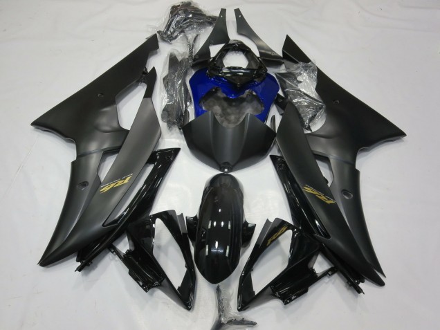 2008-2016 Matte and Blue Yamaha R6 Motorcycle Fairings 2008-2016 Matte and Blue Yamaha R6 Motorcycle Fairings