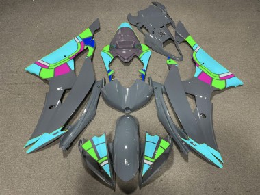 2008-2016 Nardo and Teal Design Yamaha R6 Motorcycle Fairings