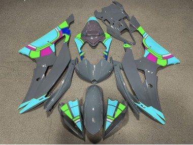 2008-2016 Nardo and Teal Design Yamaha R6 Motorcycle Fairings