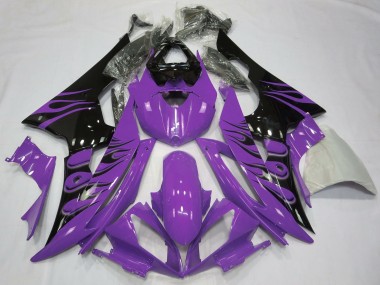 2008-2016 Purple Flame Style Yamaha R6 Motorcycle Fairings