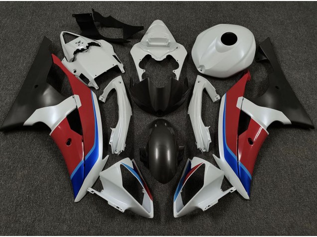 2008-2016 White Red and Blue Yamaha R6 Motorcycle Fairings 2008-2016 White Red and Blue Yamaha R6 Motorcycle Fairings