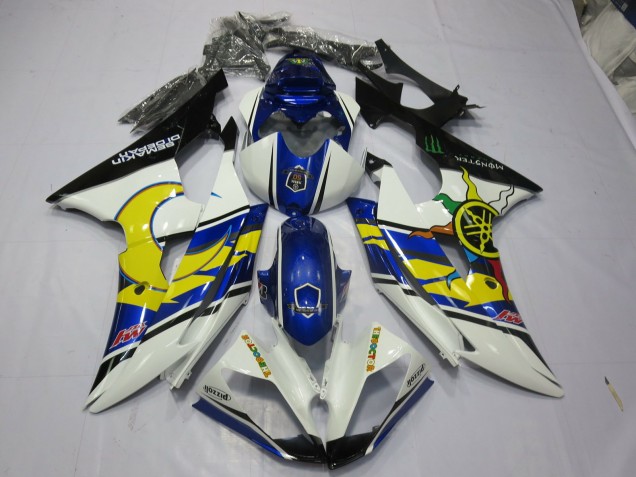 2008-2016 Yellow and Blue Yamaha R6 Motorcycle Fairings 2008-2016 Yellow and Blue Yamaha R6 Motorcycle Fairings