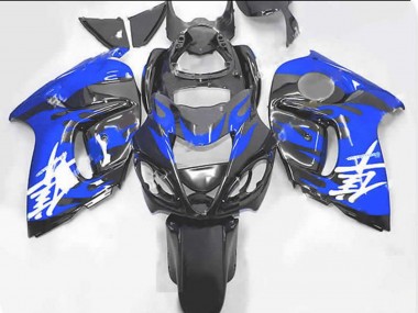 2008-2019 Blue and Grey Suzuki GSXR 1300 Motorcycle Fairings