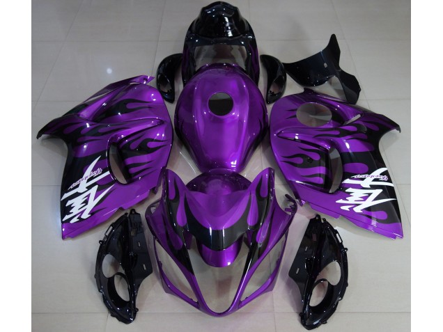 2008-2019 Gloss Purple & Black Suzuki GSXR 1300 Motorcycle Fairings 2008-2019 Gloss Purple & Black Suzuki GSXR 1300 Motorcycle Fairings