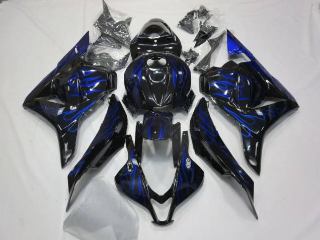 2009-2012 Blue Flame Honda CBR600RR Motorcycle Fairings 2009-2012 Blue Flame Honda CBR600RR Motorcycle Fairings