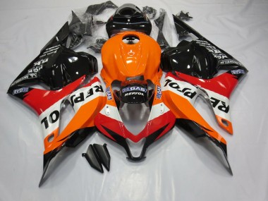 2009-2012 Classic Repsol Style Honda CBR600RR Motorcycle Fairings