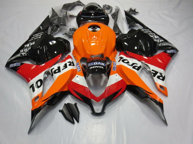 2009-2012 Classic Repsol Style Honda CBR600RR Motorcycle Fairings 2009-2012 Classic Repsol Style Honda CBR600RR Motorcycle Fairings