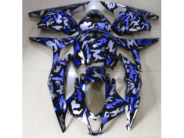 2009-2012 Dark Blue Snow Camo Honda CBR600RR Motorcycle Fairings