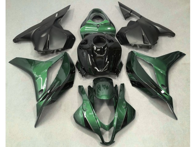 2009-2012 Deep Green with Black Honda CBR600RR Motorcycle Fairings 2009-2012 Deep Green with Black Honda CBR600RR Motorcycle Fairings