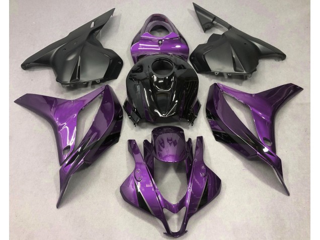 2009-2012 Deep Purple with Black Honda CBR600RR Motorcycle Fairings 2009-2012 Deep Purple with Black Honda CBR600RR Motorcycle Fairings