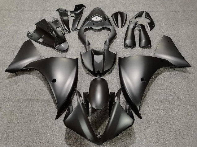 2009-2012 Full Matte Black Yamaha R1 Motorcycle Fairings 2009-2012 Full Matte Black Yamaha R1 Motorcycle Fairings
