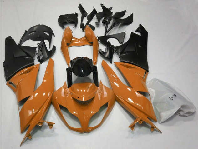 2009-2012 Gloss Orange & Black Kawasaki ZX6R Motorcycle Fairings 2009-2012 Gloss Orange & Black Kawasaki ZX6R Motorcycle Fairings