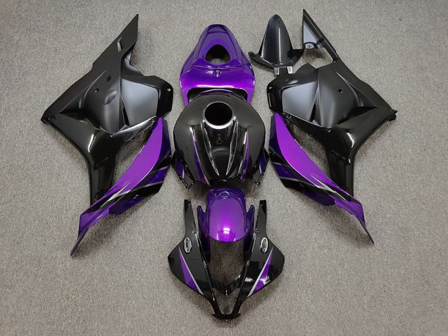 2009-2012 Gloss Purple and Black Honda CBR600RR Motorcycle Fairings 2009-2012 Gloss Purple and Black Honda CBR600RR Motorcycle Fairings