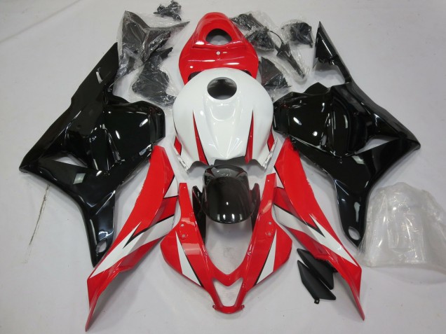 2009-2012 Gloss Red White and Black Honda CBR600RR Motorcycle Fairings 2009-2012 Gloss Red White and Black Honda CBR600RR Motorcycle Fairings