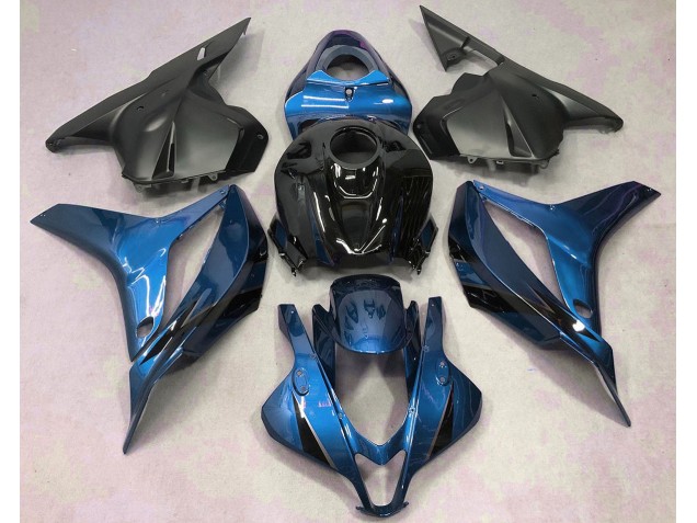 2009-2012 Light Blue with Black Honda CBR600RR Motorcycle Fairings 2009-2012 Light Blue with Black Honda CBR600RR Motorcycle Fairings