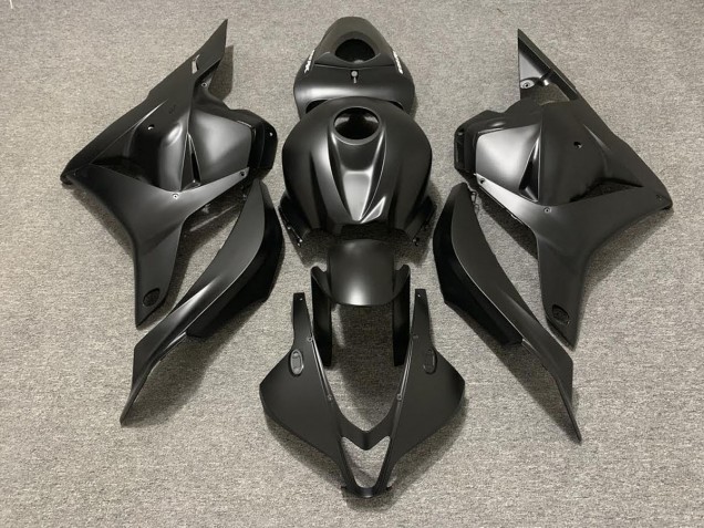 2009-2012 Matte Black w Decals Honda CBR600RR Motorcycle Fairings 2009-2012 Matte Black w Decals Honda CBR600RR Motorcycle Fairings