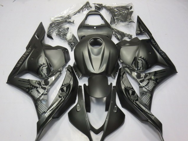 2009-2012 Matte Grey Honda CBR600RR Motorcycle Fairings 2009-2012 Matte Grey Honda CBR600RR Motorcycle Fairings