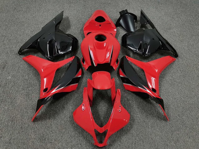 2009-2012 OEM Style Red and Black Honda CBR600RR Motorcycle Fairings 2009-2012 OEM Style Red and Black Honda CBR600RR Motorcycle Fairings