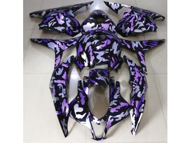 2009-2012 Purple Snow Camo Honda CBR600RR Motorcycle Fairings